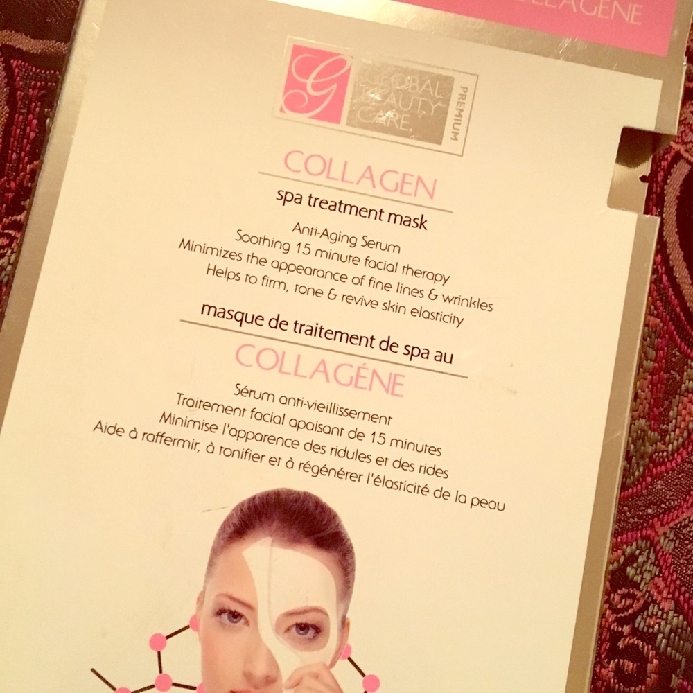 Collagen spa treatment mask